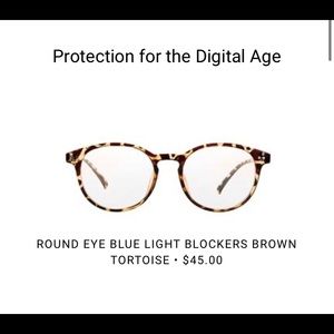 Round tortoiseshell blue light blocking glasses